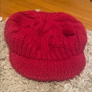 Red Knit Classic Sexy Calvin Klein Hat